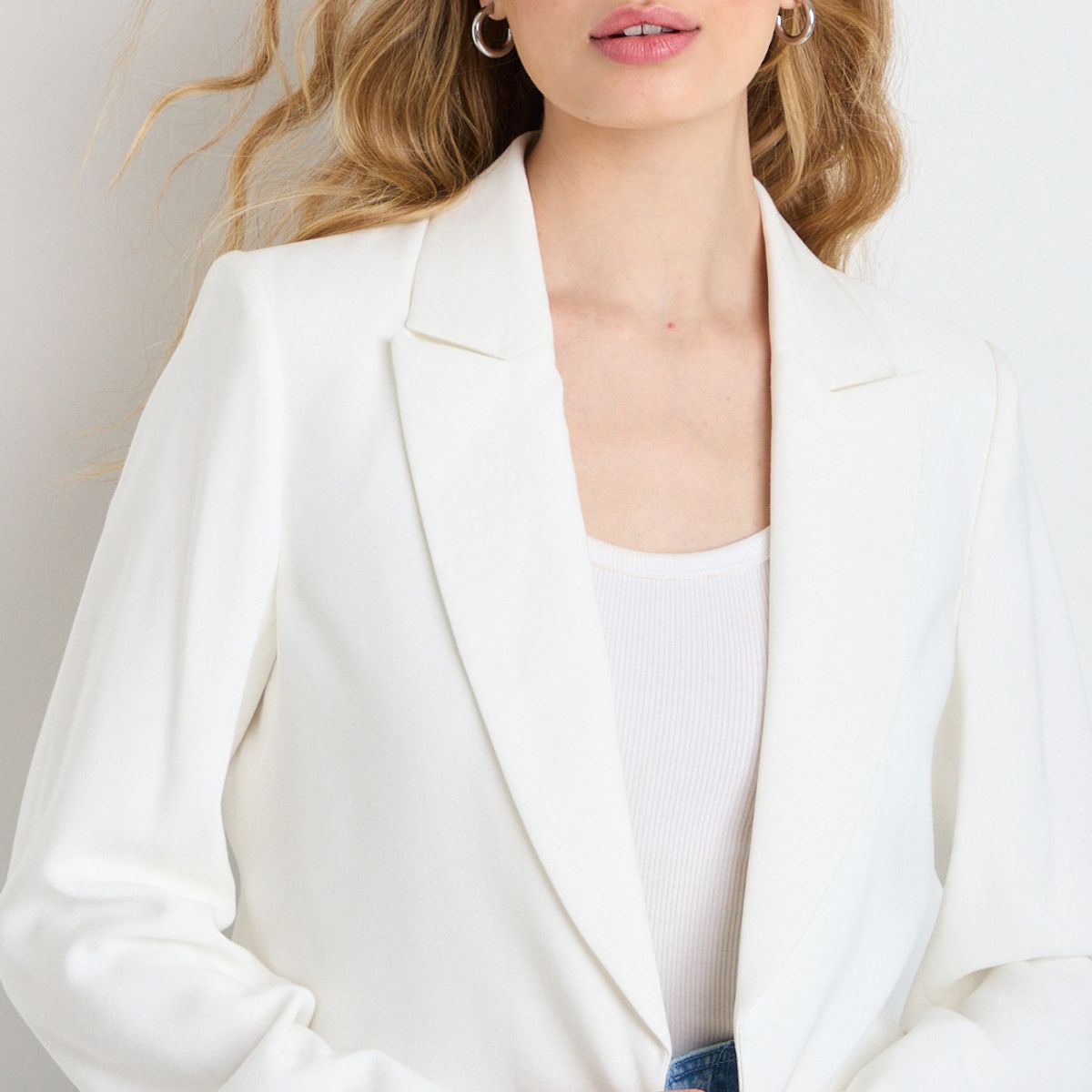 IO - Blazer Mujer Crudo IO