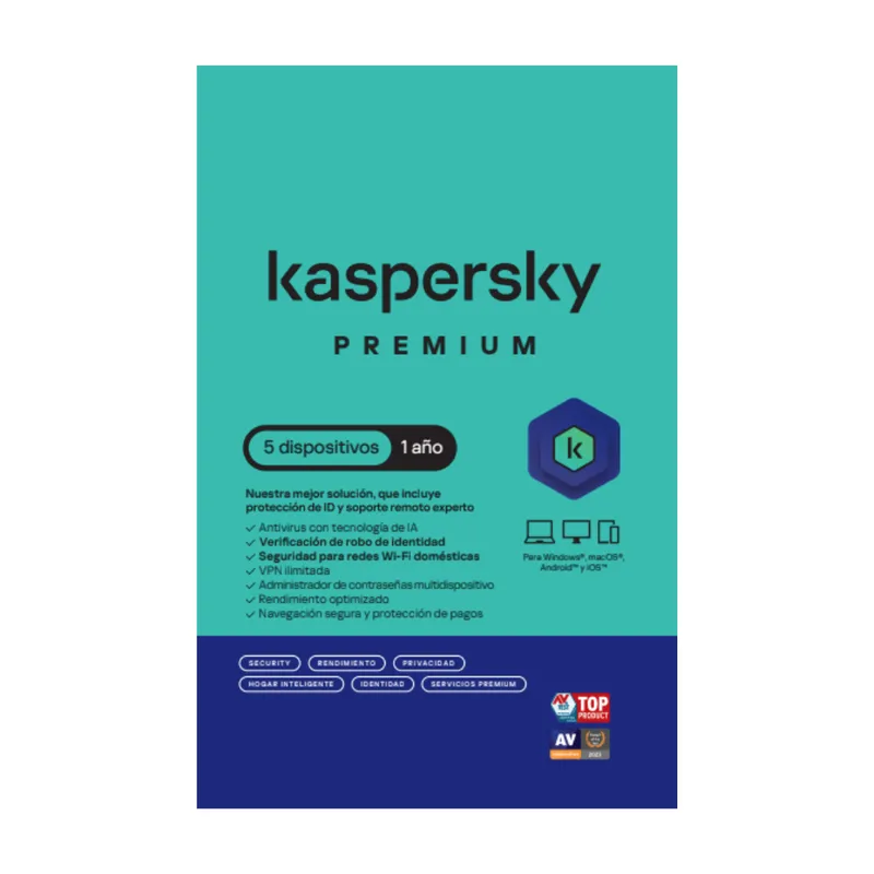 KASPERSKY - Kaspersky® Premium 5 Dispositivos 1 Año