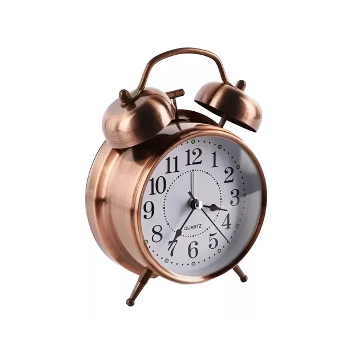 GENERICO - Reloj despertador campana retro analógico