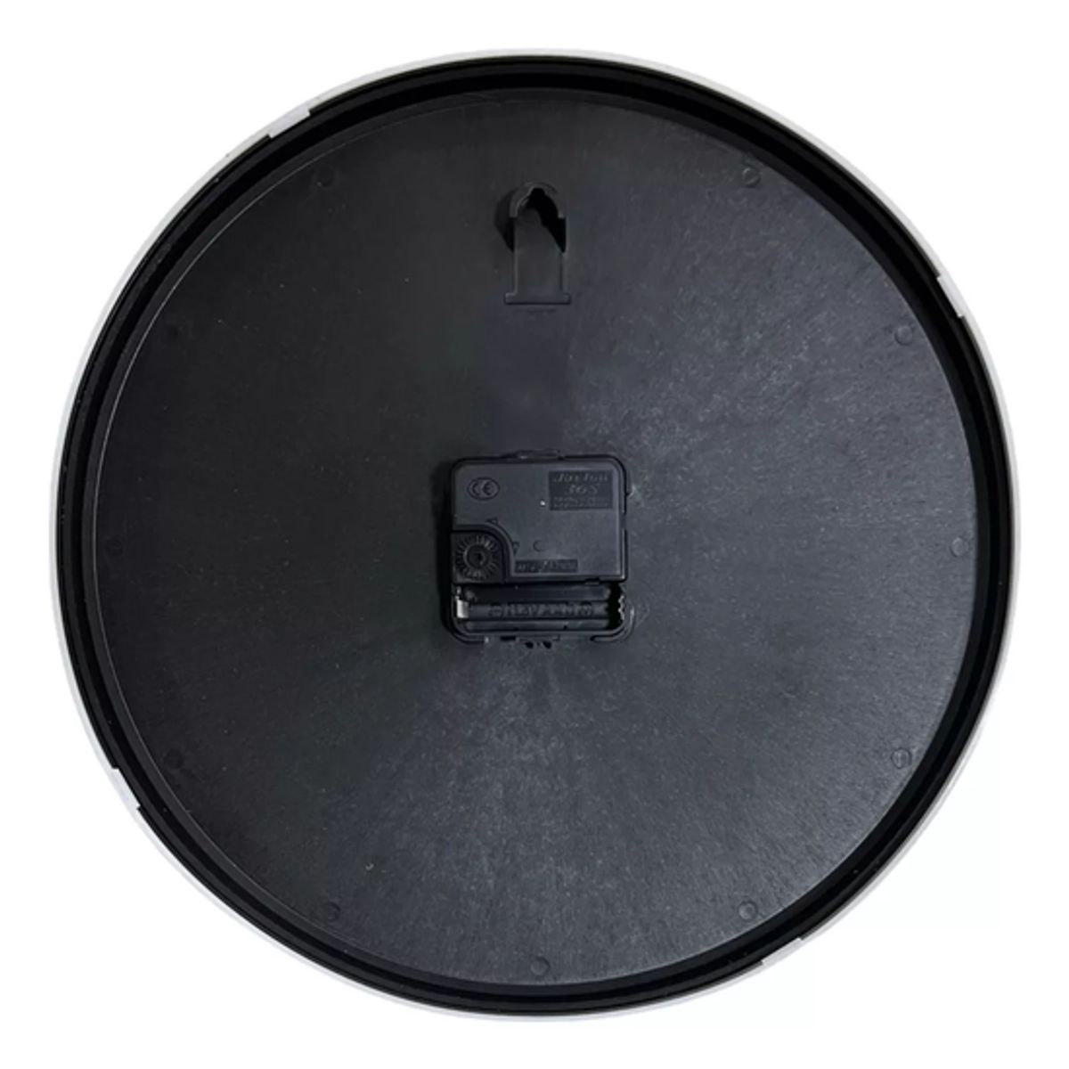 GENERICO - Reloj pared decoración moderno 30cm silencioso estructura blanca