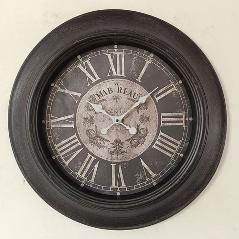GENERICO - Reloj de pared cm elemental  Color café
