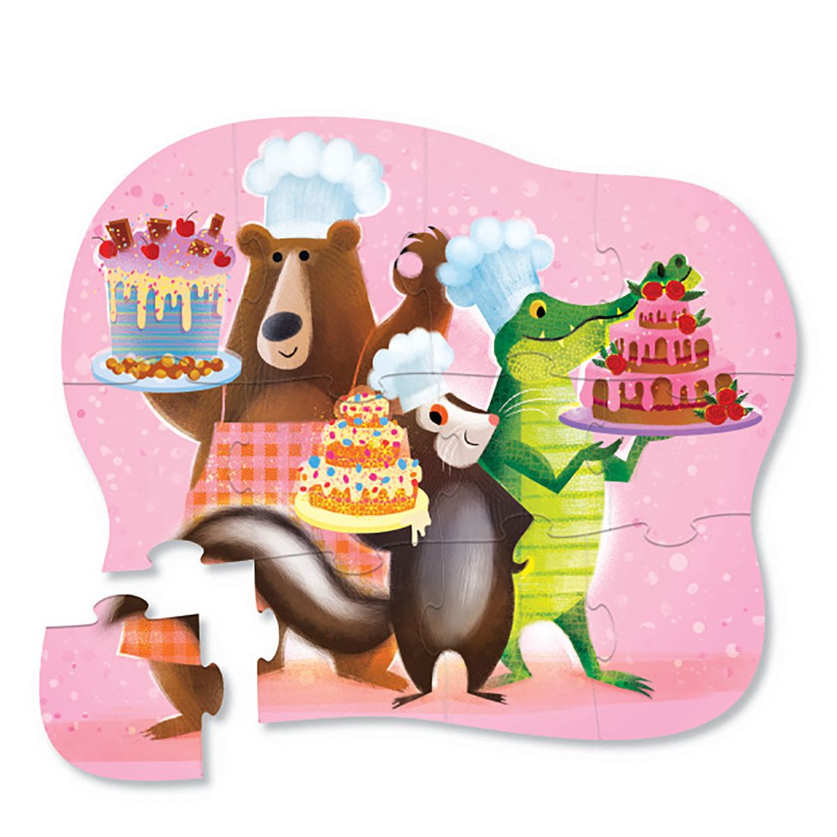 CROCODILE CREEK - Mini Puzzle Dulces Delicias 12pcs Crocodile Creek