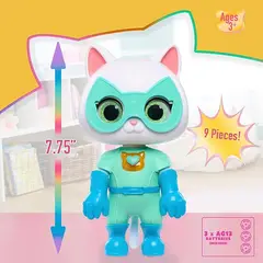 JUST PLAY - Super Gatitos Disney Junior Superkitties Cat Tastic Bitsy