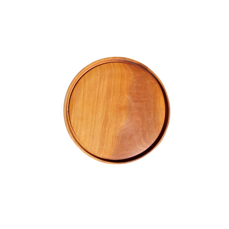 ROU ESENCIA NATURAL - Plato de asado madera raulí 25 cm. ROU