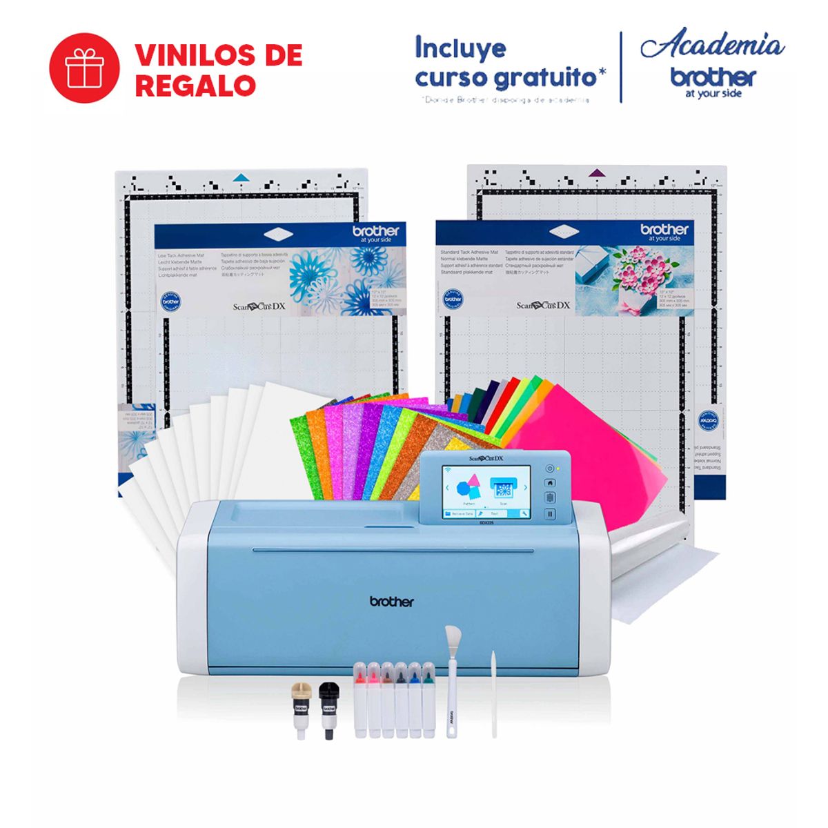 BROTHER - Plotter Scan 225 Brother + 2 tapetes + Regalos