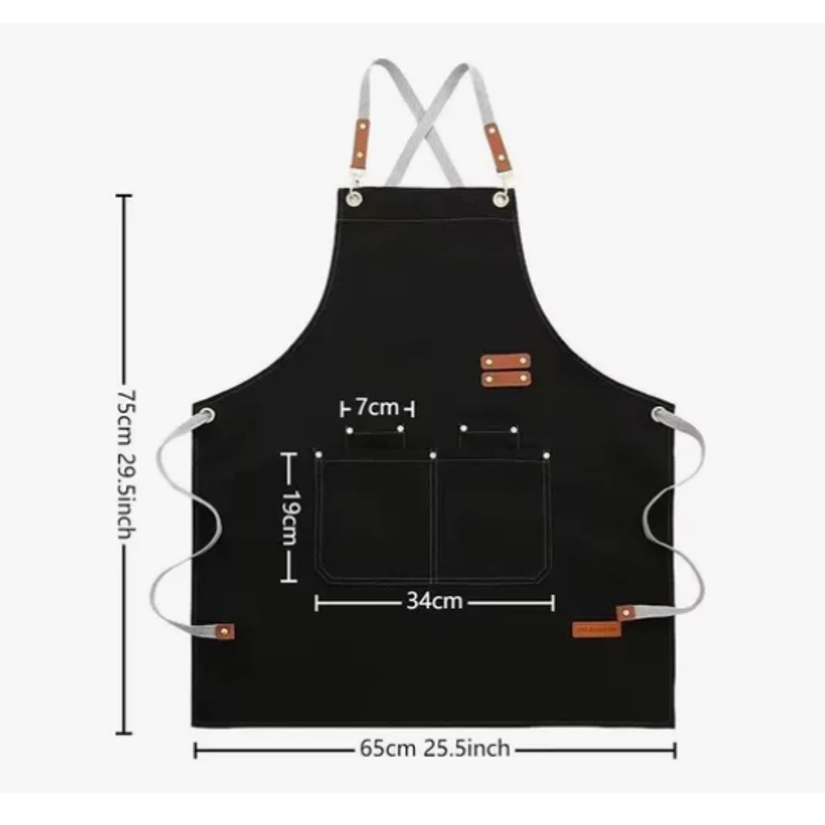 GENERICO - Pechera Delantal Cocina Barbacoa Parrilla Premium Peluquero