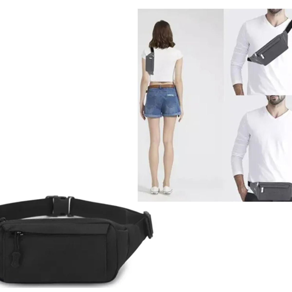 CARIBEE - Banano Riñonera Koala Táctico Militar Multipropósito Gris