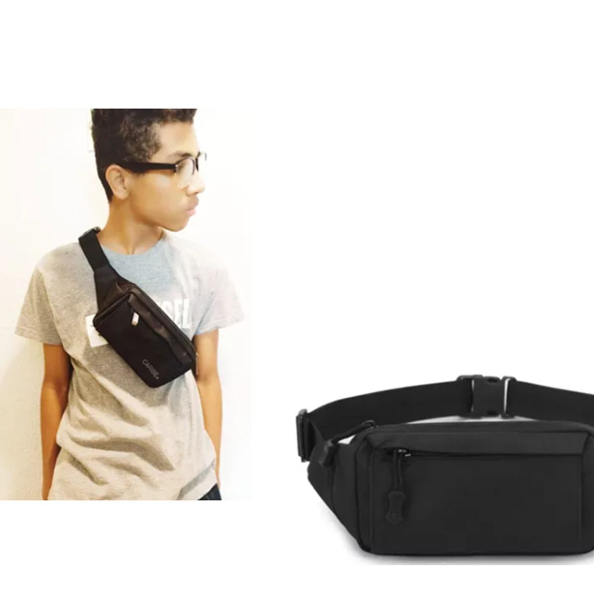 CARIBEE - Banano Riñonera Koala Táctico Militar Multipropósito Gris