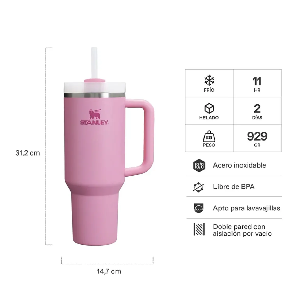 STANLEY - Quencher H20 Adventure Peony - 118 lt STANLEY