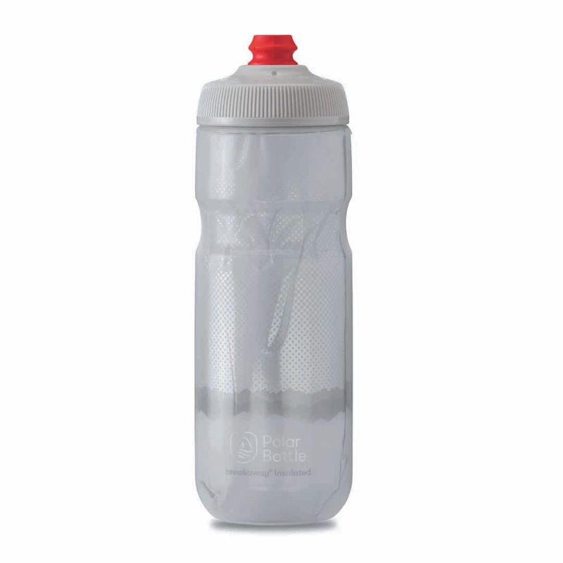 POLAR BOTTLE - BOTELLA BREAKAWAY INSULATED 600ML RIDGE WHITESILVER