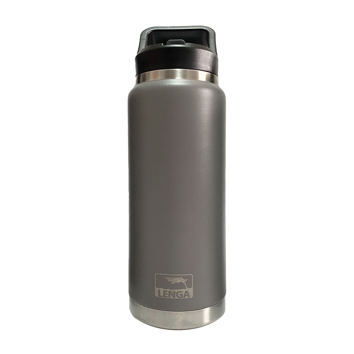 LENGA - Botella Acero Inox Gris Charcoal 750ml Lenga ®