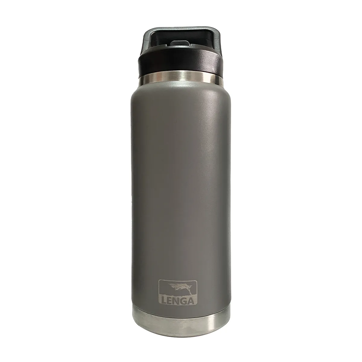 LENGA - Botella Acero Inox Gris Charcoal 750ml Lenga ®
