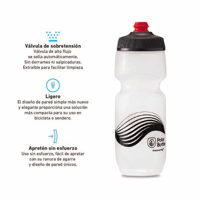 Imagen 2 del producto BOTELLA BREAKAWAY 600ML FROSTCHARCOAL