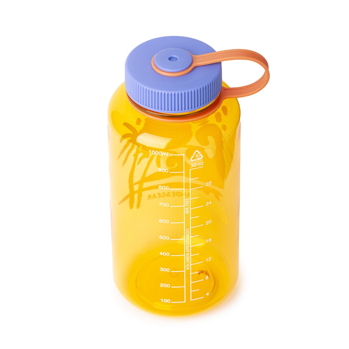 ANDESGEAR - Botella De Tritán 1L Unisex Adulto Amarillo