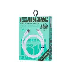 REMAX - Cable RC-C010 C-C 30W Estilo para tu día a día