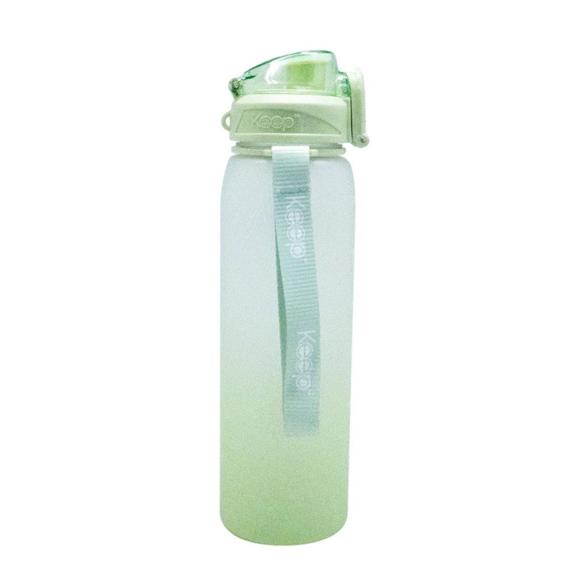 KEEP - Botella Medidas Rubber 1 Litro Verde Claro Keep KEEP