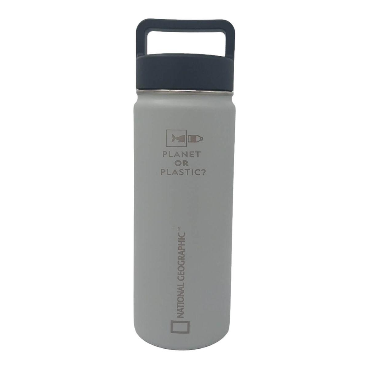 NATIONAL GEOGRAPHIC - Botella Metalica National Geographic 500Ml Color Gris