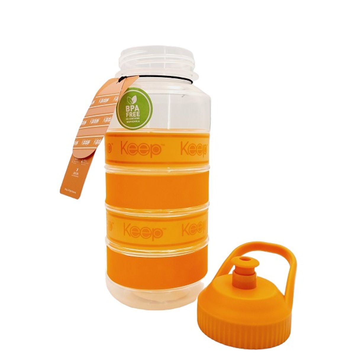 KEEP - Botella Big Bands Sport Amarillo 1000 ml Keep
