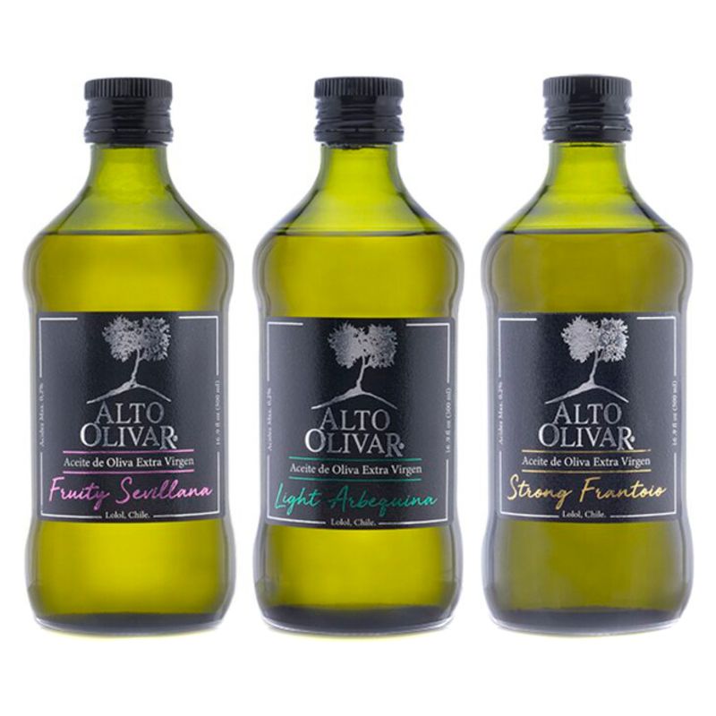 ALTO OLIVAR - Pack 4 Botellas 500Ml: 2 Fruity 1 Strong 1 Light