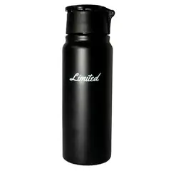 GENERICO - Botella Térmica Negra Limited Con Soporte Magnético 600 Ml
