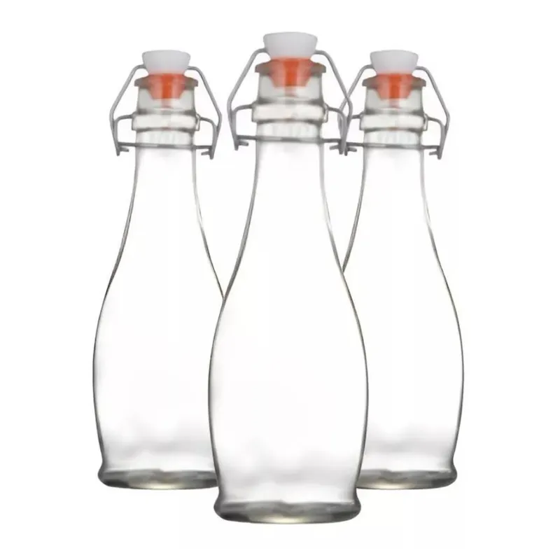 GENERICO - Pack 3 Botellas con tapa Swing 1000 ML
