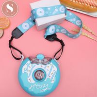 Botella Antiderrame Niño Infantil Donuts 380 ml Azul