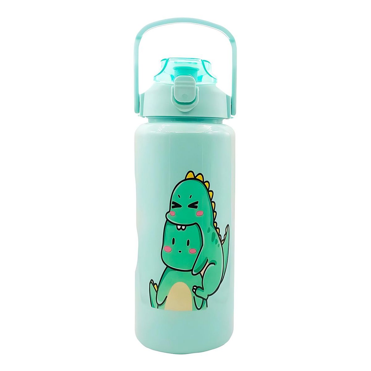 GENERICO - Botellas de Agua Motivacional 2000ml, 800ml y 290ml 3 en 1 -Verde