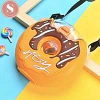 Botella Antiderrame Niño Infantil Donuts 380 ml Naranja