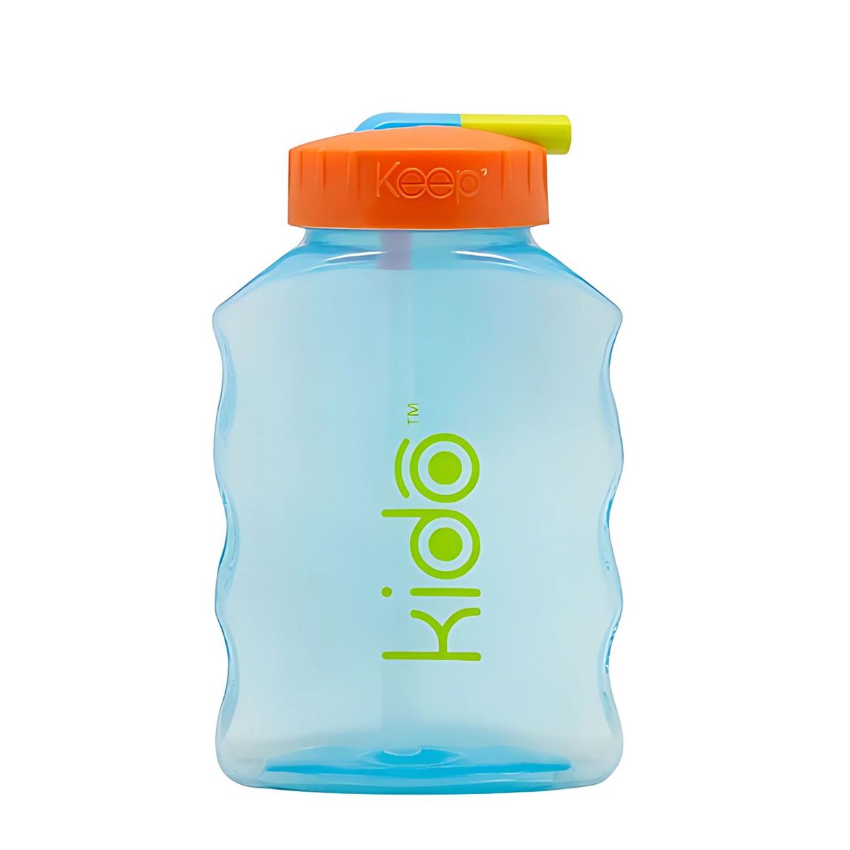KEEP - Botella Toma Jugo Niños Bombilla Kido Color Azul - SC
