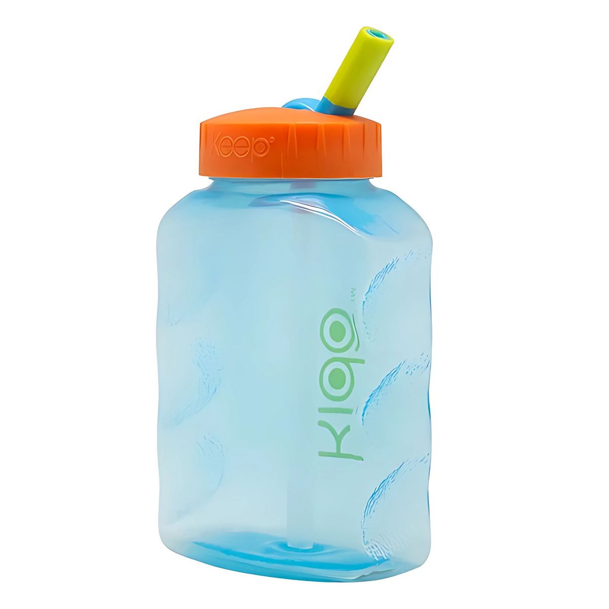 KEEP - Botella Toma Jugo Niños Bombilla Kido Color Azul - SC