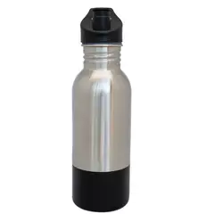 KEEP - Botella Acero Inoxidable 600ml Deportiva Negro - SC