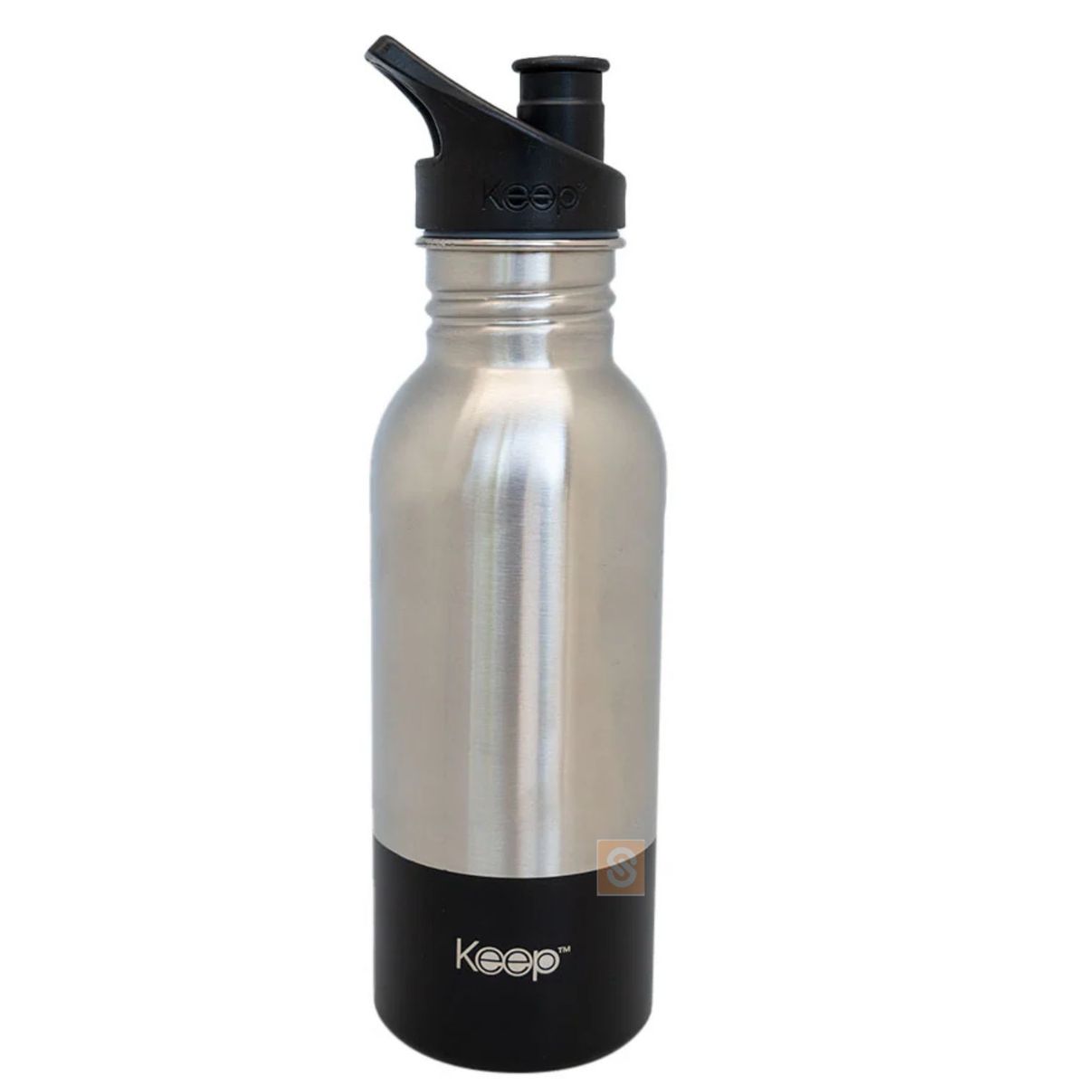 KEEP - Botella Keep Acero Inoxidable 600ml Deportiva Negro - SC