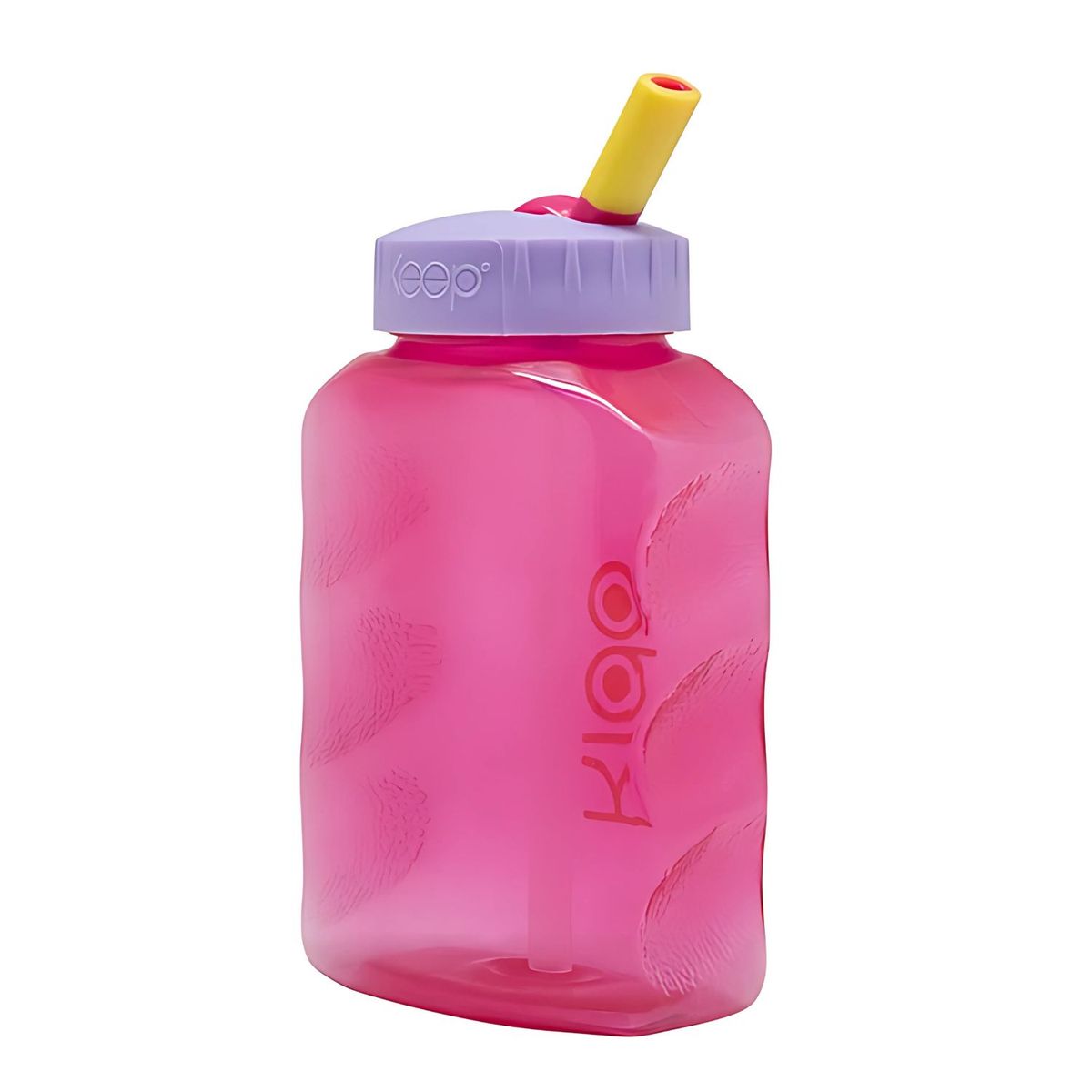 KEEP - Botella Toma Jugo Niños Bombilla Kido Color Fucsia - SC