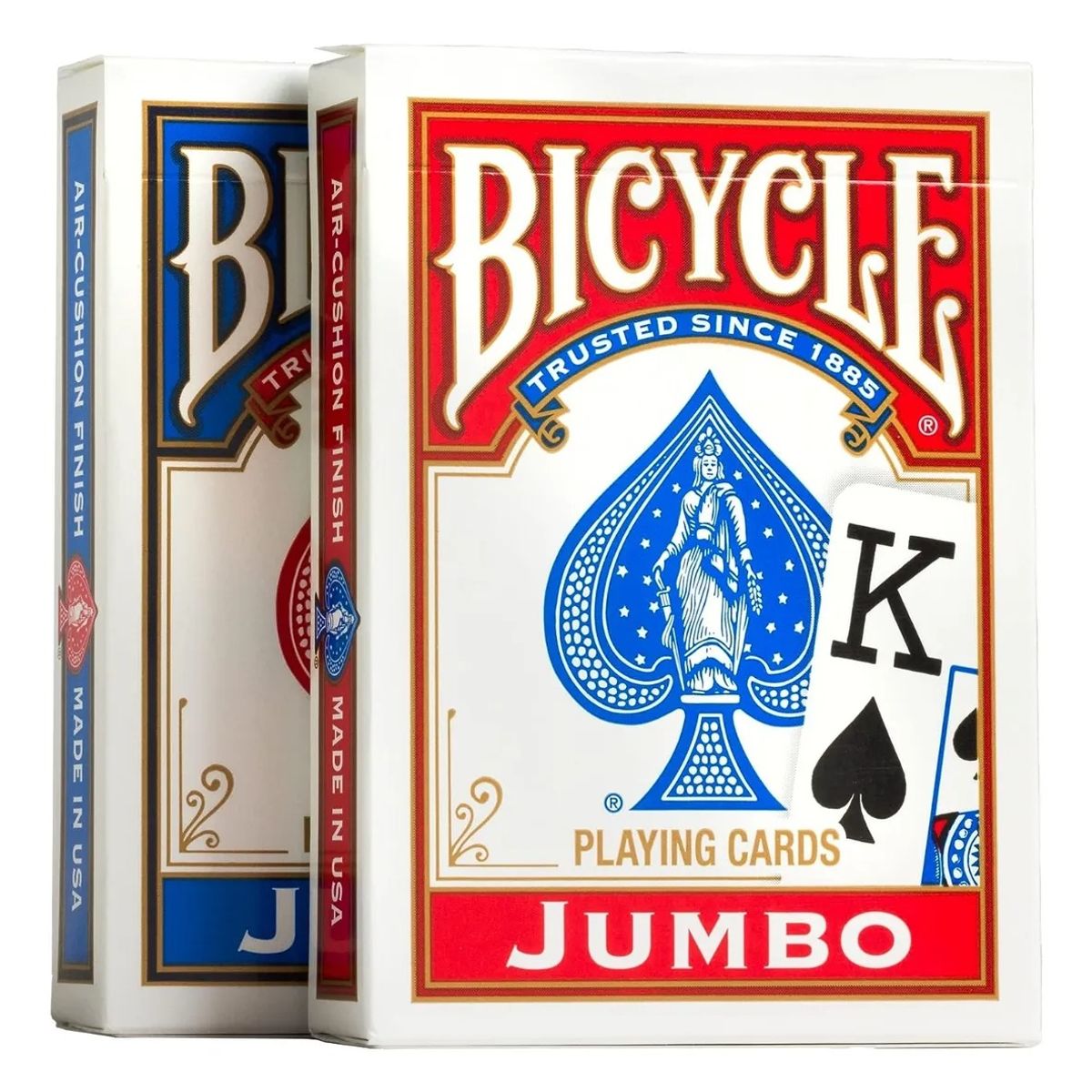 BICYCLE - Naipes Bicycle Jumbo Poker 2 Mazos Azul Y Rojo 100% Original