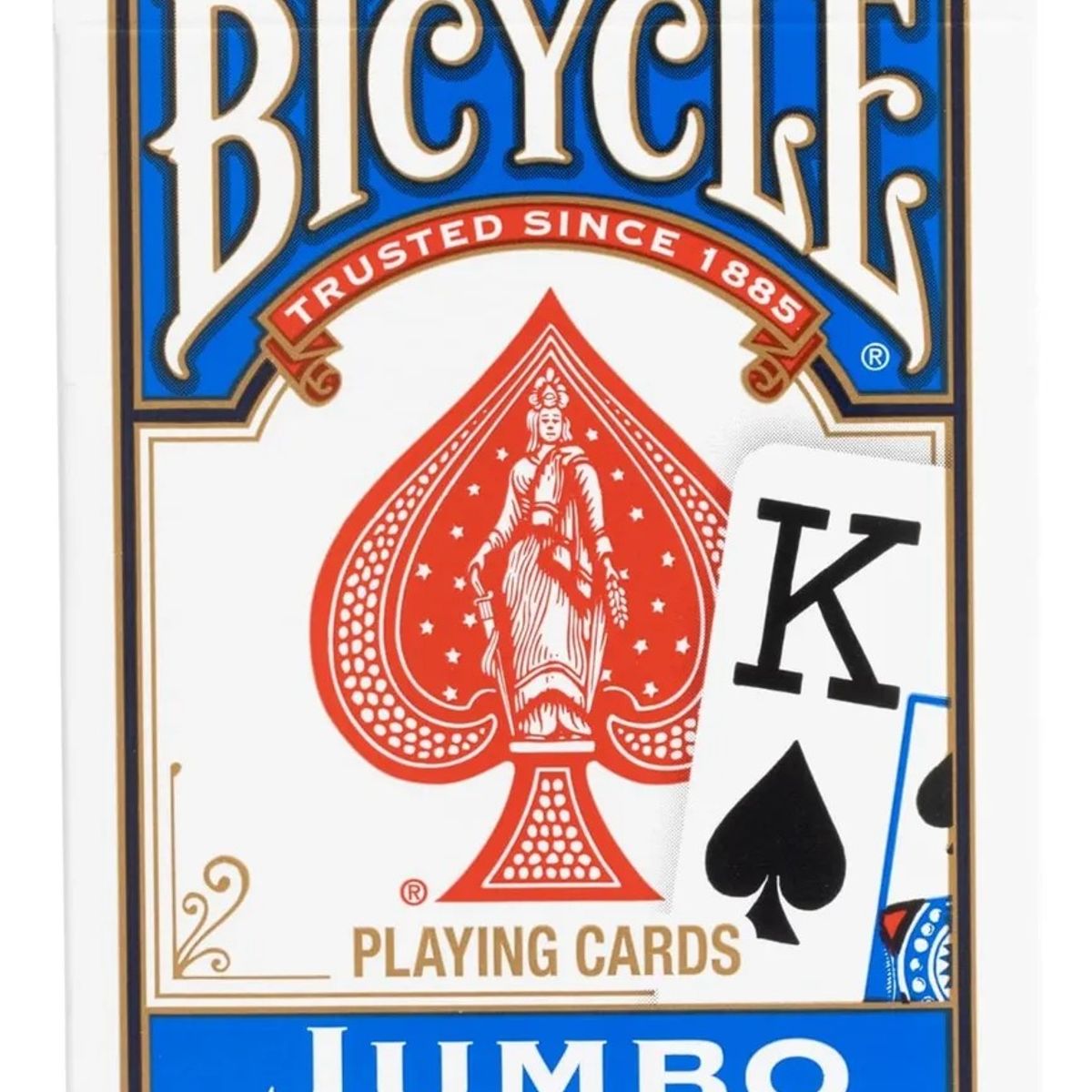 BICYCLE - Naipes Bicycle Jumbo Poker 2 Mazos Azul Y Rojo 100% Original