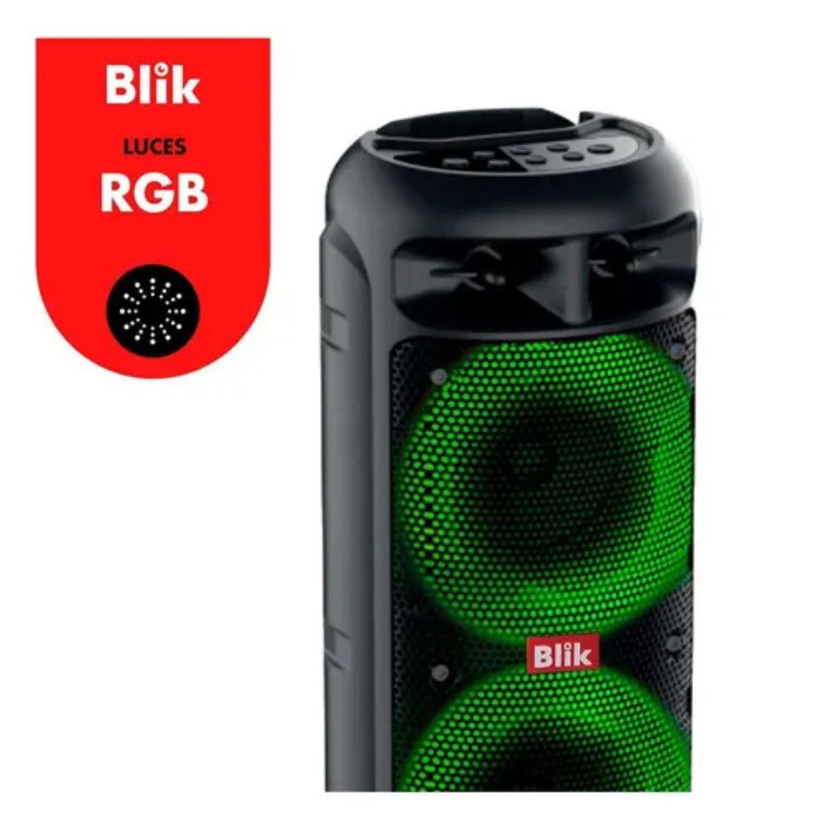 BLIK - PARLANTE PORTATIL BLIK UPSOUND 3 + MICROFONO NEGRO