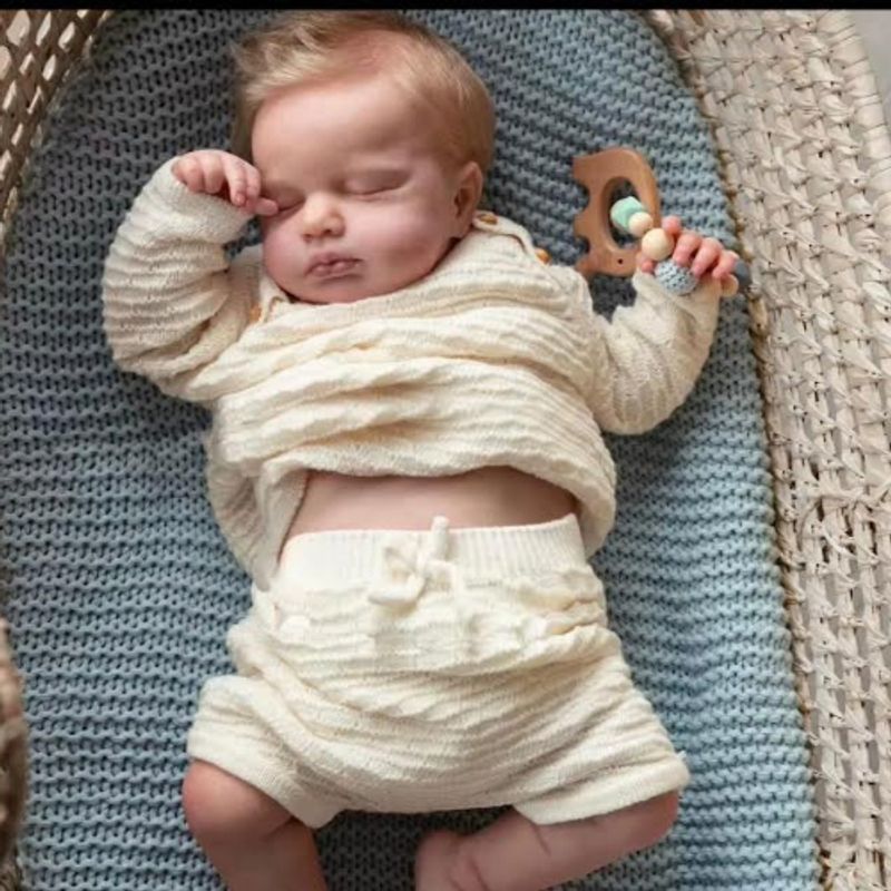 GENERICO - MUÑECA REBORN BEBE DE SILICONA LABABLE 46cm