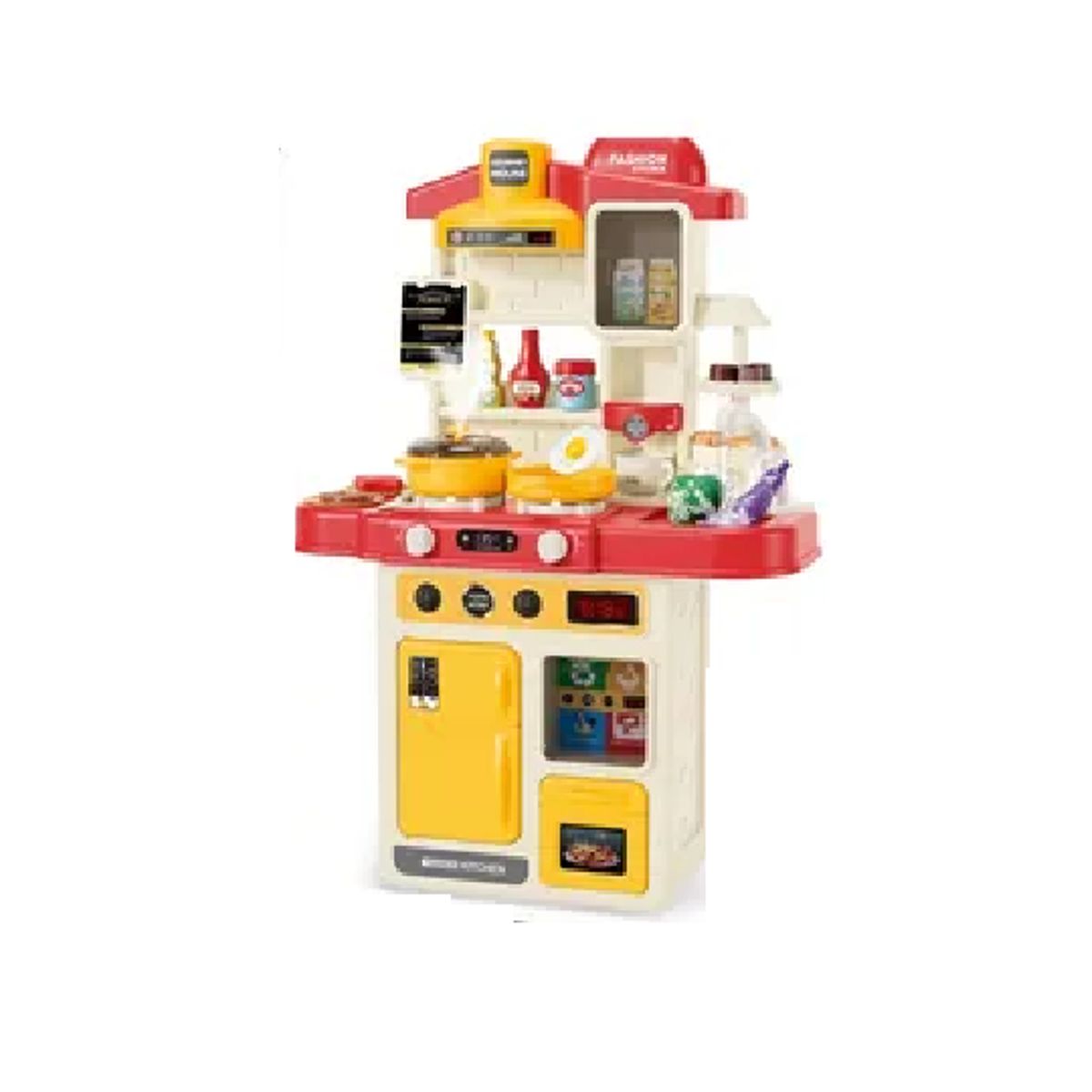 GENERICO - Cocina interactiva moderna para niñas y niños con sonido y luces