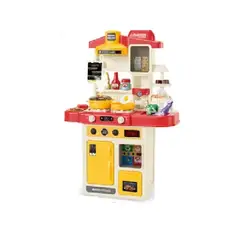 GENERICO - Cocina interactiva moderna para niñas y niños con sonido y luces