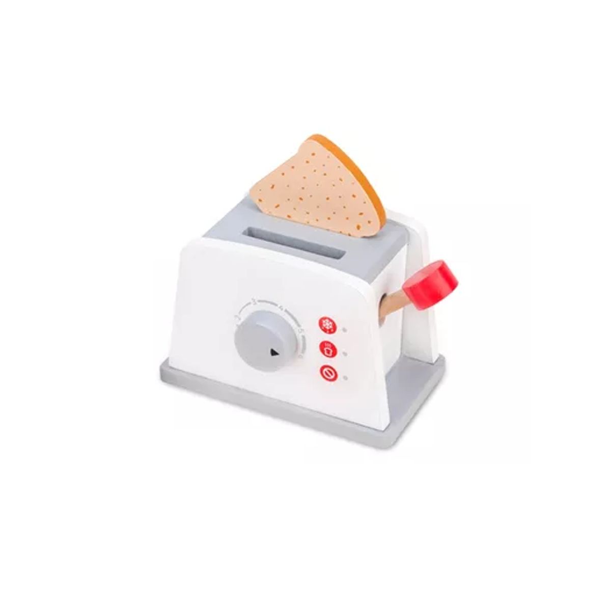 GENERICO - Juguete tostadora de madera para niños 9 piezas