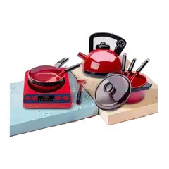 GENERICO - 61 juguetes de cocina para niños utensilios cocina y alimentos multicolor