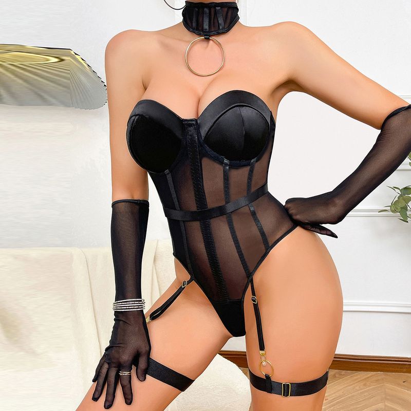 VELVET - Body Benedetta Negro Mujer