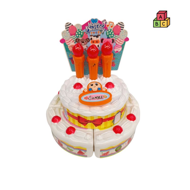GENERICO - Juegos Niño De Pastel Cumpleaños Con Luz Y Sonido