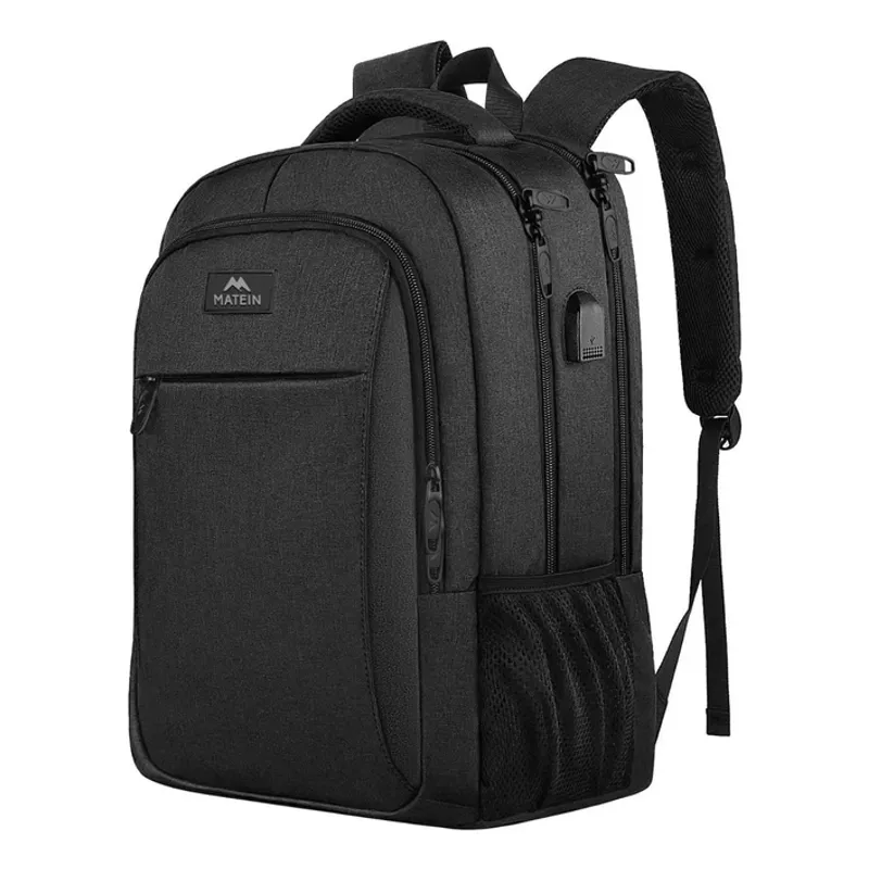 GENERICO - Mochila Viaje/Notebook  Antirrobo/Impermeable Matein 1007 Negro