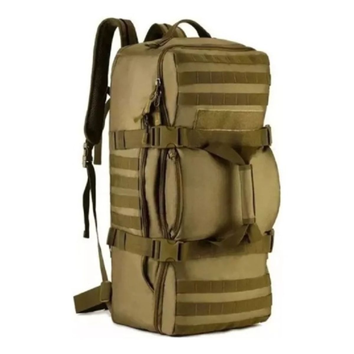 Bolso mochila táctico militar Molle 60L color café, marca GENERICO - Foto Principal