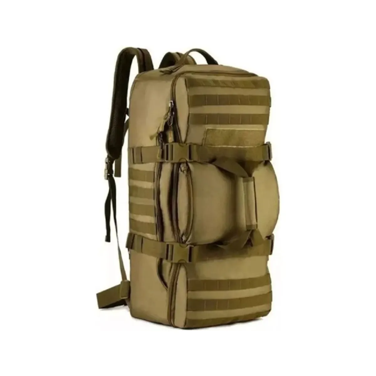 Bolso mochila táctico militar Molle 60L color café, marca GENERICO - Foto Principal