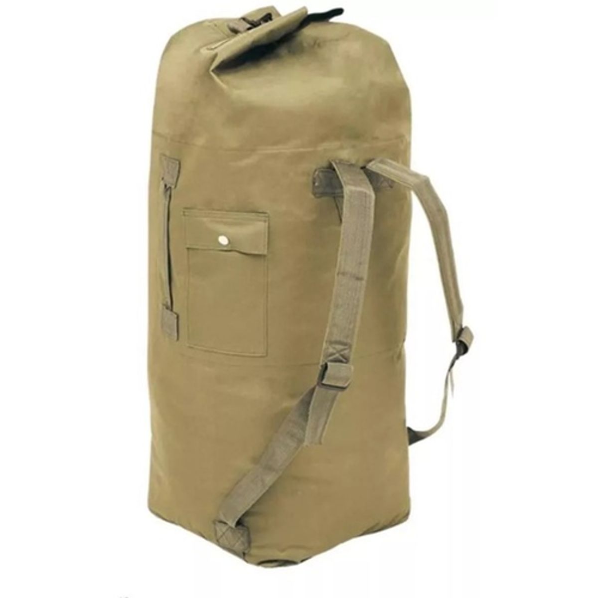 GENERICO - Bolso saco ropero táctico militar camping 90L color café