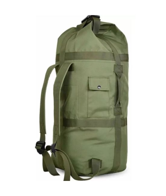 Bolso saco ropero táctico militar camping 90L verde | Sodimac Chile