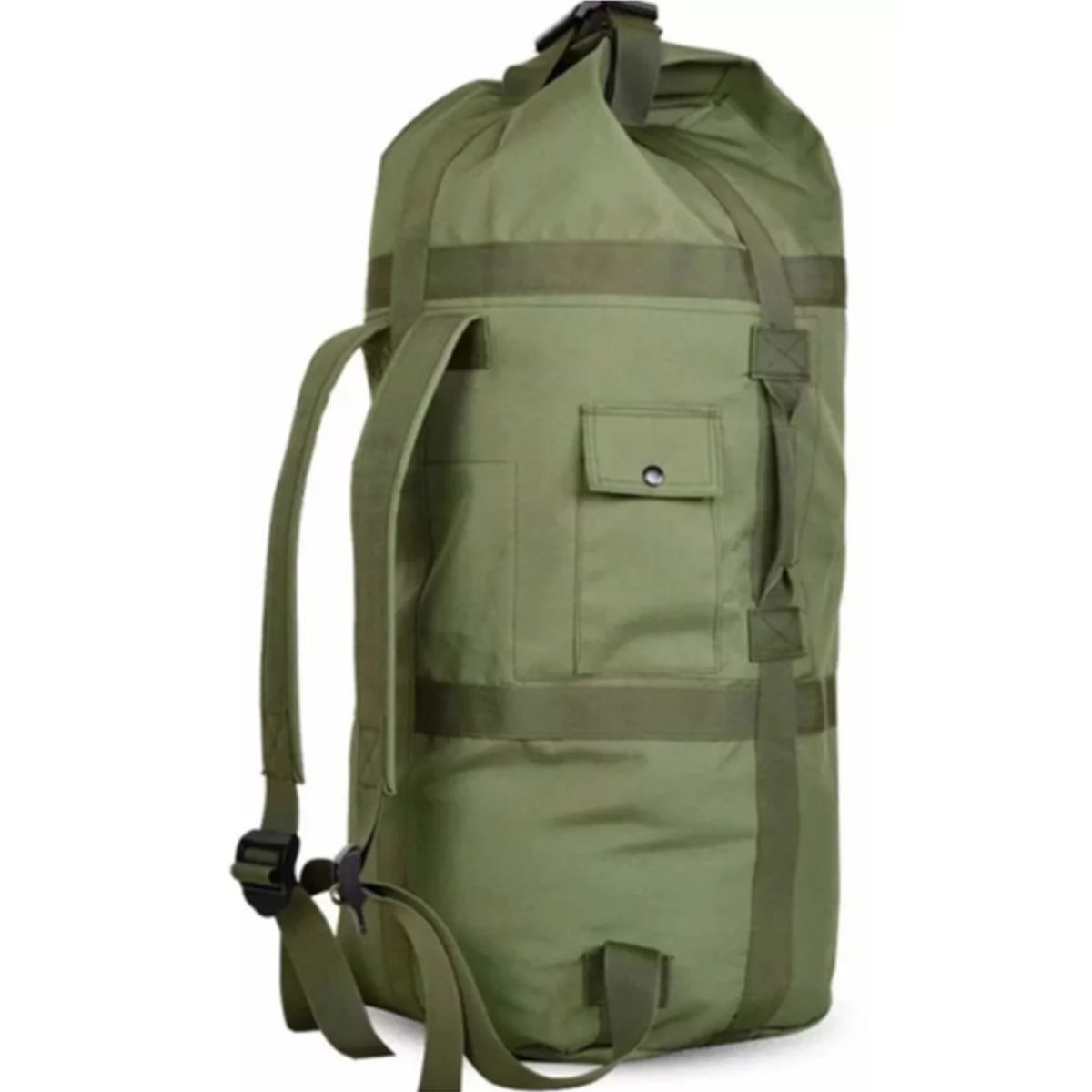 GENERICO - Bolso saco ropero táctico militar camping 90L verde