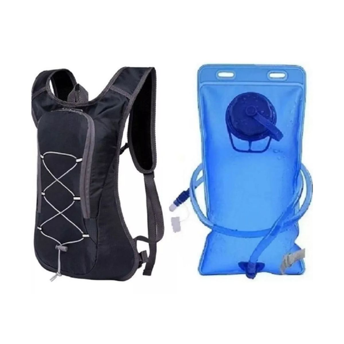 GENERICO - Mochila senderismo Camelback color negro